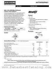 HUF75639S3 datasheet pdf Fairchild Semiconductor