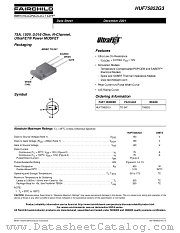 HUF75852G3 datasheet pdf Fairchild Semiconductor