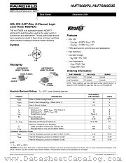 HUF76009D3S datasheet pdf Fairchild Semiconductor