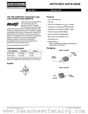 HUF76145P3 datasheet pdf Fairchild Semiconductor