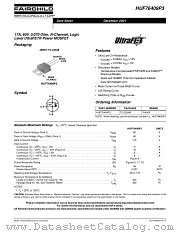 HUF76409P3 datasheet pdf Fairchild Semiconductor