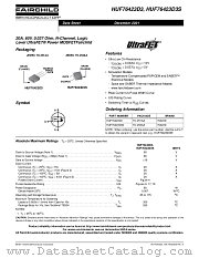HUF76423D3S datasheet pdf Fairchild Semiconductor