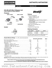 HUF76437S3S datasheet pdf Fairchild Semiconductor