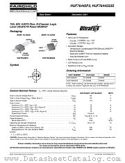 HUF76445P3 datasheet pdf Fairchild Semiconductor