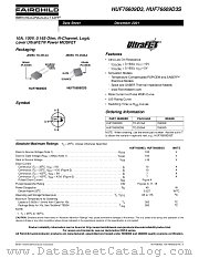 HUF76609D3 datasheet pdf Fairchild Semiconductor