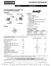 HUF76633P3 datasheet pdf Fairchild Semiconductor