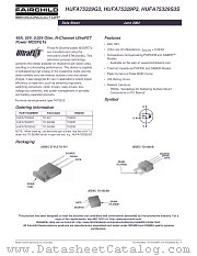 HUFA75329G3 datasheet pdf Fairchild Semiconductor