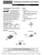 HUFA75339G3 datasheet pdf Fairchild Semiconductor