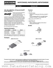HUFA75343G3 datasheet pdf Fairchild Semiconductor