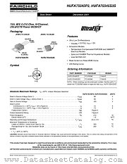 HUFA75545P3 datasheet pdf Fairchild Semiconductor