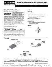 HUFA75639P3 datasheet pdf Fairchild Semiconductor