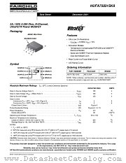 HUFA75831SK8T datasheet pdf Fairchild Semiconductor