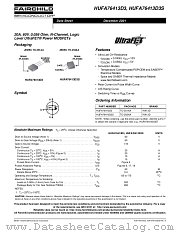 HUFA76413D3 datasheet pdf Fairchild Semiconductor