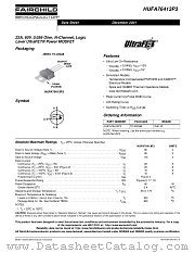 HUFA76413P3 datasheet pdf Fairchild Semiconductor