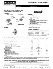 HUFA76419P3 datasheet pdf Fairchild Semiconductor