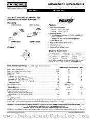 HUFA76429D3 datasheet pdf Fairchild Semiconductor