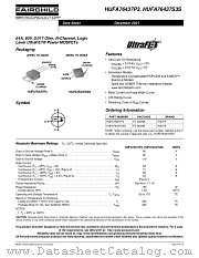 HUFA76437S3S datasheet pdf Fairchild Semiconductor