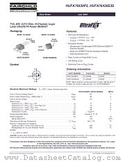 HUFA76439S3S datasheet pdf Fairchild Semiconductor