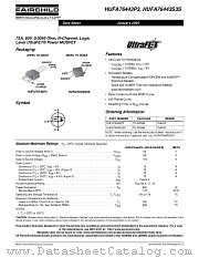 HUFA76443P3 datasheet pdf Fairchild Semiconductor