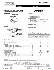 HUFA76504DK8 datasheet pdf Fairchild Semiconductor