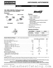 HUFA76609D3 datasheet pdf Fairchild Semiconductor