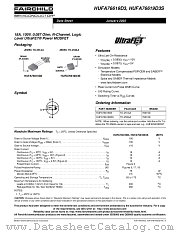 HUFA76619D3 datasheet pdf Fairchild Semiconductor