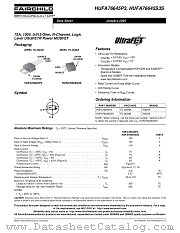 HUFA76645S3S datasheet pdf Fairchild Semiconductor