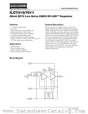 ILC7010X25 datasheet pdf Fairchild Semiconductor