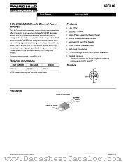 IRF646 datasheet pdf Fairchild Semiconductor