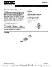 IRF9510 datasheet pdf Fairchild Semiconductor