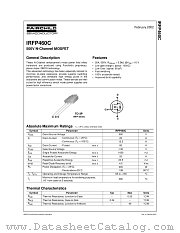 IRFP460C datasheet pdf Fairchild Semiconductor