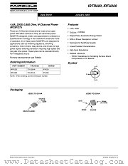 IRFR220 datasheet pdf Fairchild Semiconductor
