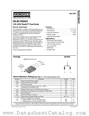 ISL9K1560G3 datasheet pdf Fairchild Semiconductor