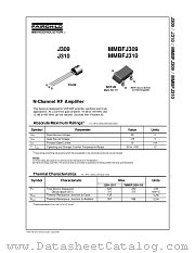 J310 datasheet pdf Fairchild Semiconductor