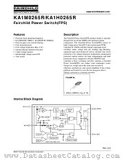 KA1H0265R datasheet pdf Fairchild Semiconductor