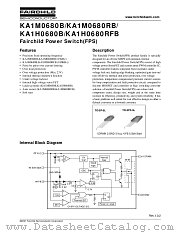 KA1H0680RFB datasheet pdf Fairchild Semiconductor