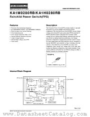 KA1M0280RB datasheet pdf Fairchild Semiconductor