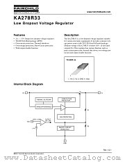 KA278R33 datasheet pdf Fairchild Semiconductor