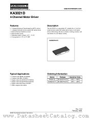 KA3021D datasheet pdf Fairchild Semiconductor
