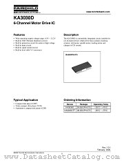 KA3030D datasheet pdf Fairchild Semiconductor