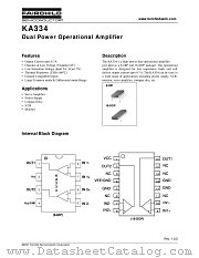 KA334 datasheet pdf Fairchild Semiconductor
