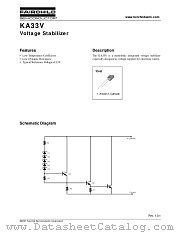 KA33VBU datasheet pdf Fairchild Semiconductor