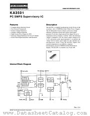 KA3501 datasheet pdf Fairchild Semiconductor