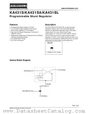 KA431S datasheet pdf Fairchild Semiconductor