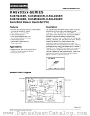 KA5H0365R datasheet pdf Fairchild Semiconductor