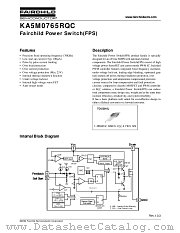 KA5M0765RQC datasheet pdf Fairchild Semiconductor
