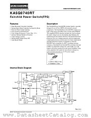 KA5Q0740RT datasheet pdf Fairchild Semiconductor