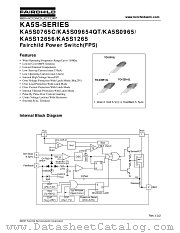 KA5S0965 datasheet pdf Fairchild Semiconductor