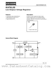 KA76L05 datasheet pdf Fairchild Semiconductor