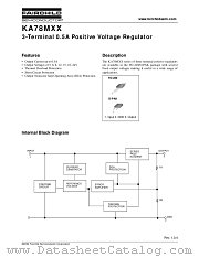 KA78M05 datasheet pdf Fairchild Semiconductor